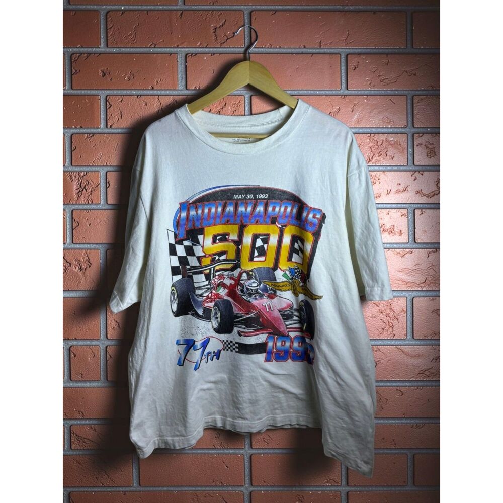 Abercrombie & Fitch Indianapolis 500 1993 Graphic T-Shirt XL Racing Indy Car